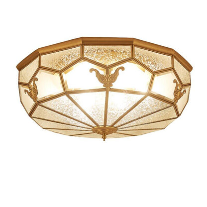 Modern Copper Ceiling Light Living Room Ceiling Lamp Bedroom Vintage Lighting Balcony Ceiling Lamp Dining Brass Fixture Kitchen
