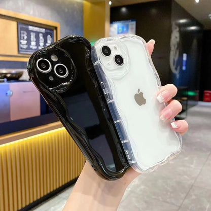 Case for iPhone 16 15 14 Pro Max 13 12 Mini 11 XS X XR 8 7 Plus SE Silicone Shockproof Cover Funda