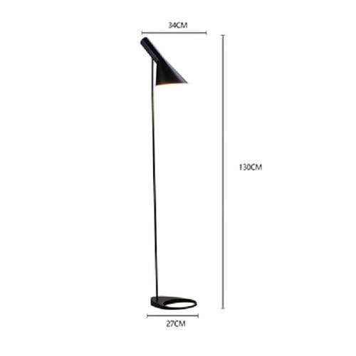 Nordic Design Arne Jacobsen Floor Lamp For Living Room E27 LED Standing Lamp Black White Lighting Luminaria Bedroom Bedside Lamp