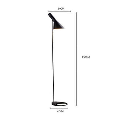 Nordic Design Arne Jacobsen Floor Lamp For Living Room E27 LED Standing Lamp Black White Lighting Luminaria Bedroom Bedside Lamp