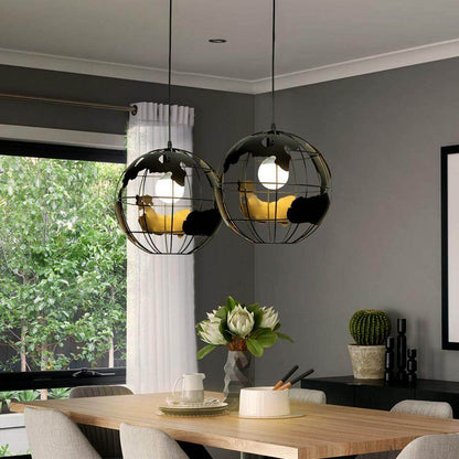 Modern Global Earth Pendant Lights suspension luminaire for Living Room Restaurant Home Lighting Fixtures pendant lamps