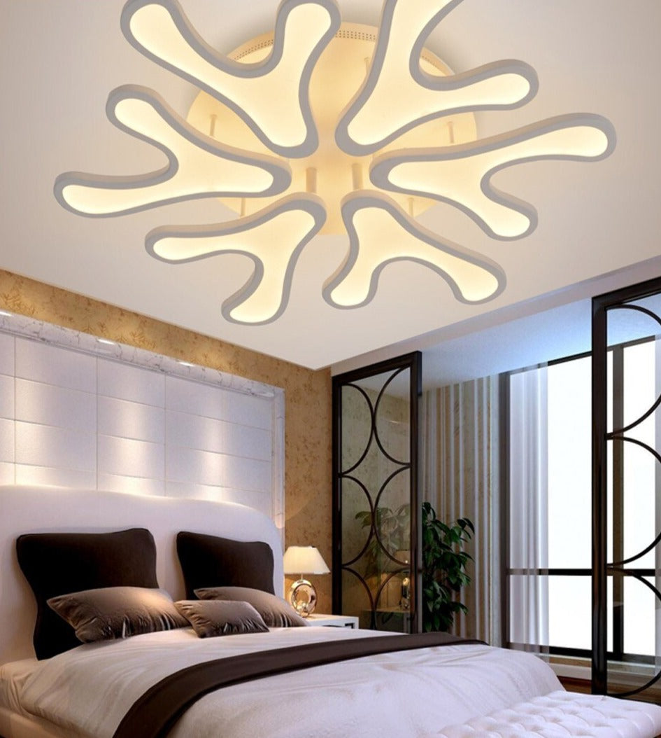 LED Modern Iron Acrylic Antlers Round LED Lamp.LED Light.Ceiling Lights.LED Ceiling Light.Ceiling Lamp For Foyer Bedroom