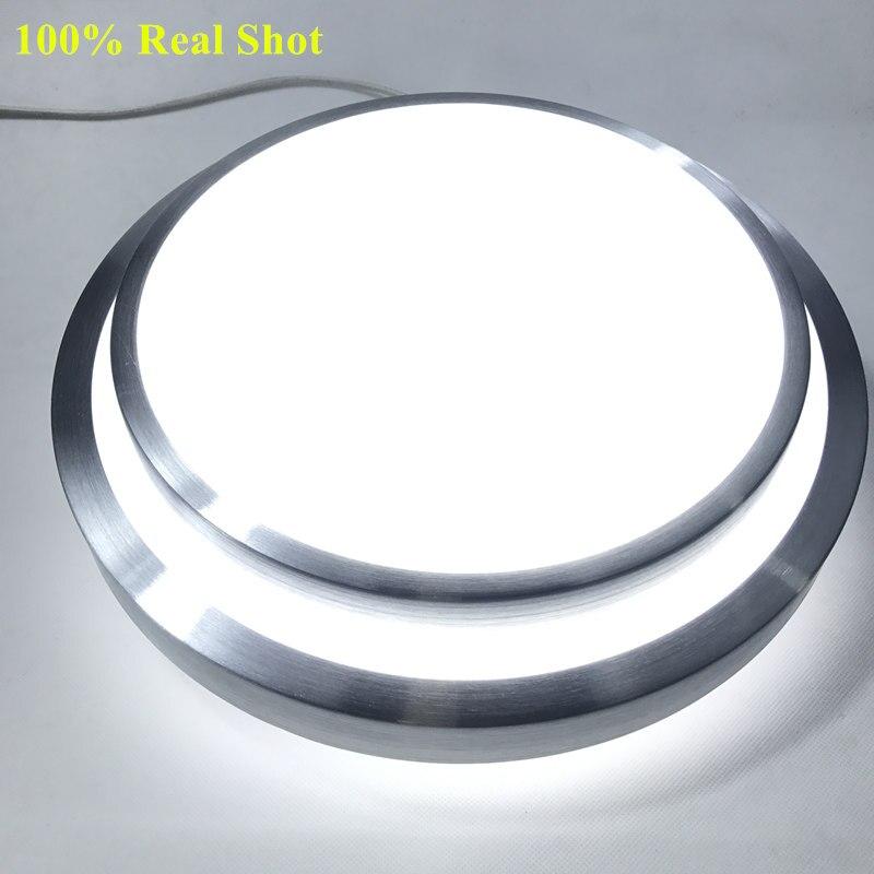 Modern 2.4G Remote Control LED Ceiling Light Aluminum Acryl High brightness Warm White+Cold White Dimming Surface Mounted Lamp