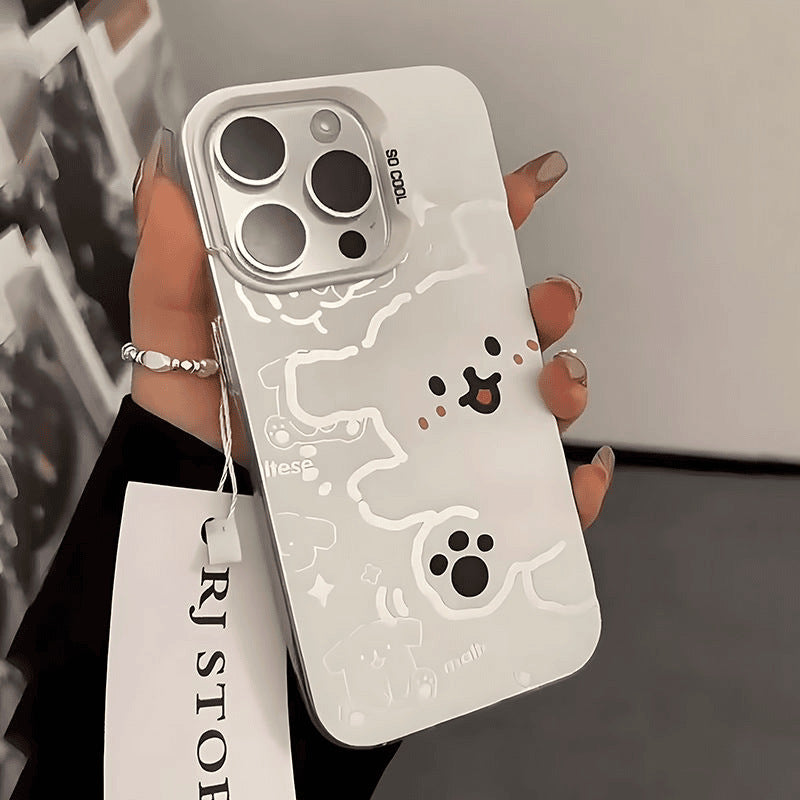 Sketched Line Drawing of a Puppy for Apple 16 Pro Max Phone Case IPhone 15 Pro Trend 14/13/xs12/11 XSMAX