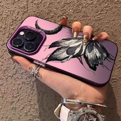 Case for Iphone17 16 15 11 12 Promax Personalized Anti-drop 13 14 Dark Butterfly Moon Phone Case