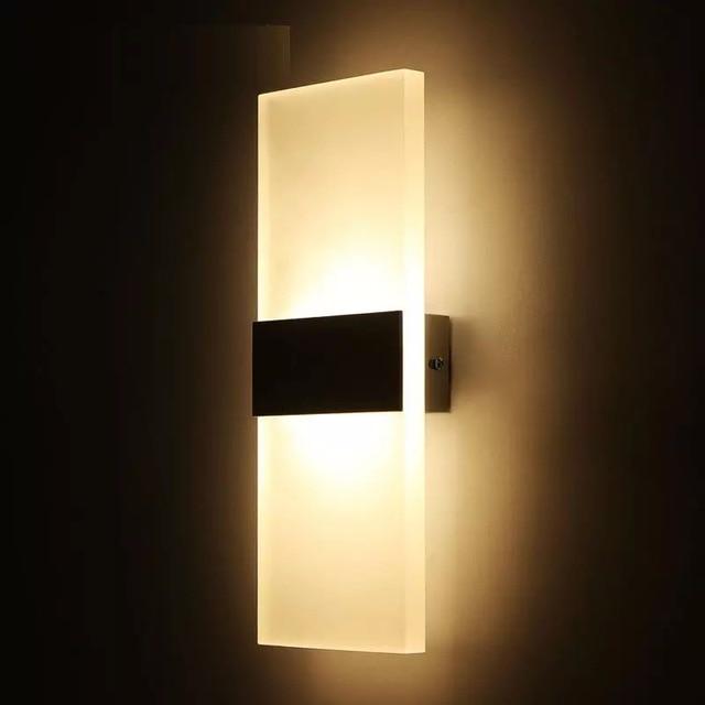 LED wall light indoor lighting home bedroom bedside lamp living room kitchen balcony aisle corridor mirror front lamp