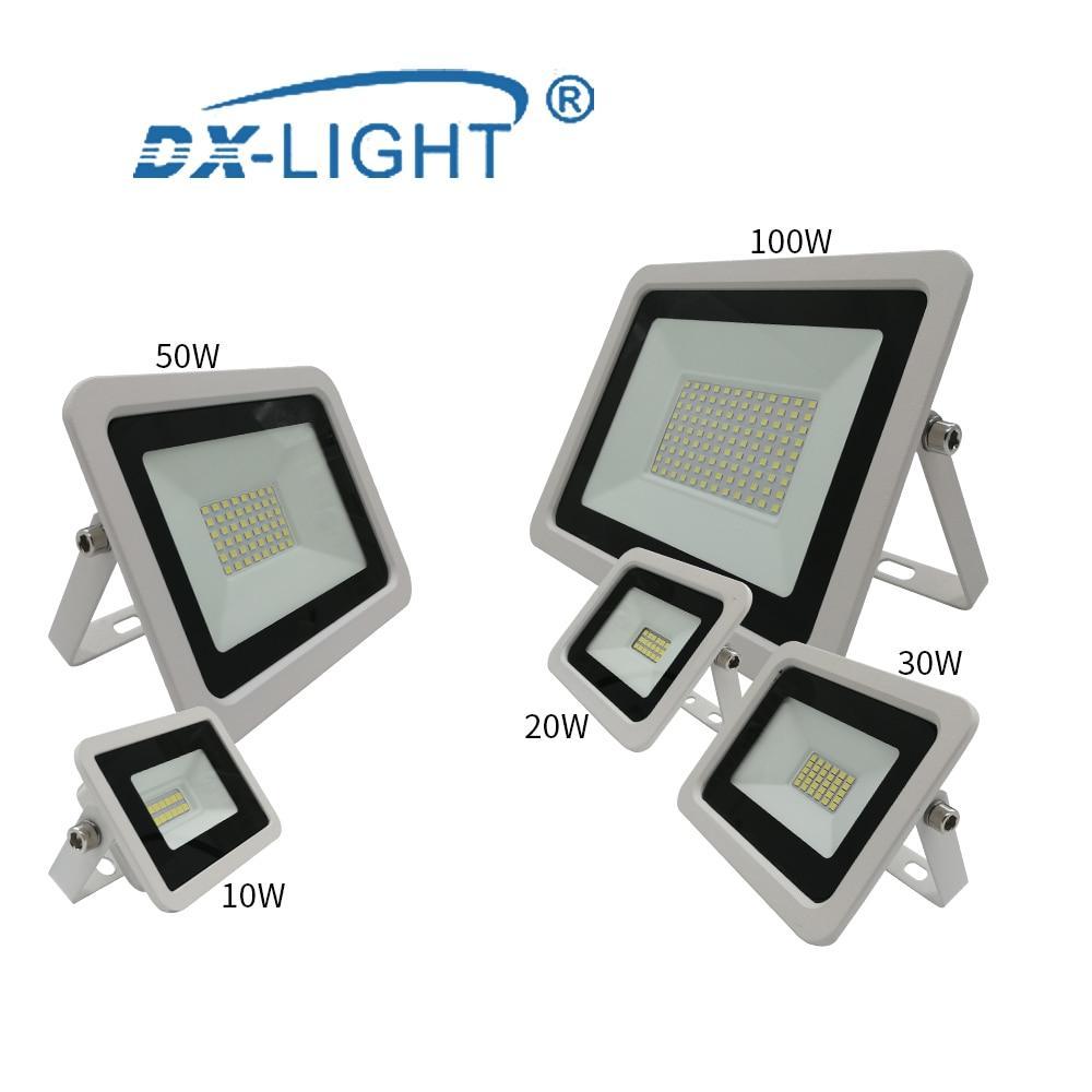 LED Floodlight 10W 20W 30W 50W 100W Outdoor Spotlight Flood Light  Street Light Waterproof IP68 Professional lighting