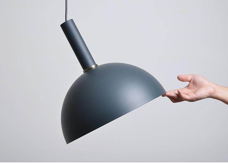 Nordic Simple Bar Hanging Lamp Colored Pendant Light Restaurant, Bedroom, Bedside Lights, Modern Art And Creative Lighting