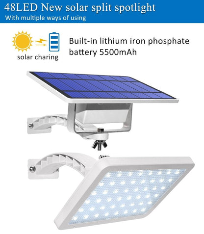 48 leds Solar Light Super Bright Adjustable Lighting Angle Outdoor Solar Garden Lamp Waterproof Lighting For Wall Yard Street