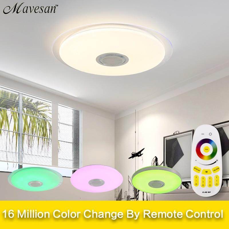 Music LED ceiling Lights RGB APP and Remote control ceiling lamp bedroom 25W 36W 52W living room light lampara de techo