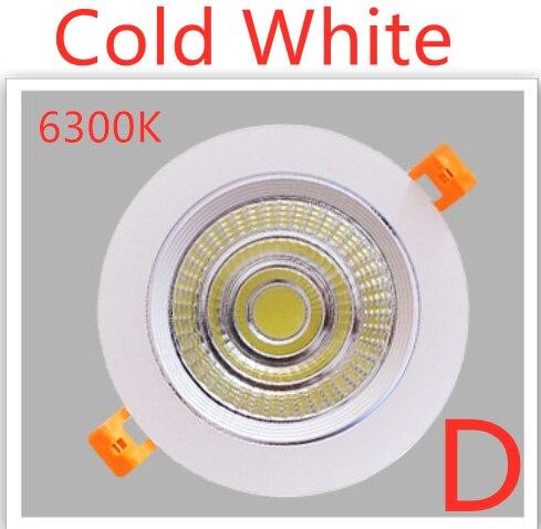 Led Downlight Dimmable lamp 3w 5w 7W 12w 15w 20w  30w 40w cob led spot 220V/110V ceiling recessed downlights round panel light