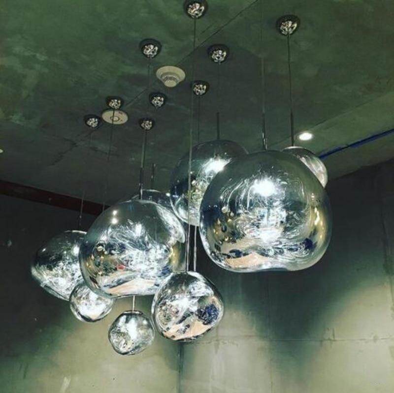 Modern Novelty Art Deco Glass Pendant Light LED E27 With 3 Colors For Living Room Bedroom Restaurant Kitchen Cafe Hotel Office