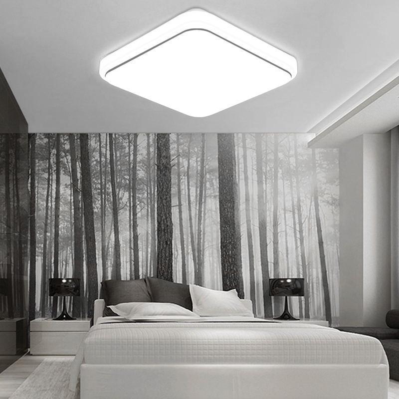 24W 30cmX30cm Square Led Ceiling Light Led Ceiling Lamp White Light Flush Mount Bedroom Fixture Lamp for Living Room