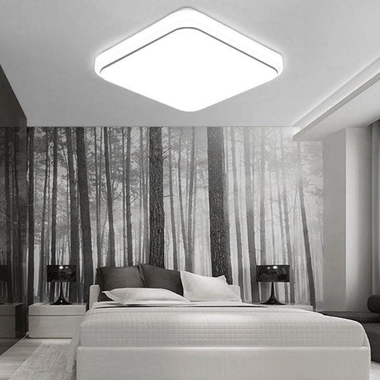 24W 30cmX30cm Square Led Ceiling Light Led Ceiling Lamp White Light Flush Mount Bedroom Fixture Lamp for Living Room