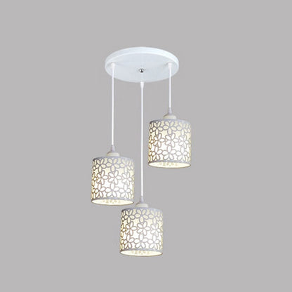 Modern Nordic Pendant Lights Fixtures iron Hollow Out Chandelier Pendant Lamp Home Decoration for Dining Room Bedroom Shop Bar