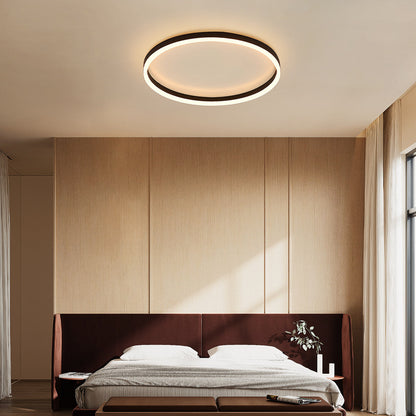 Modern Bedroom led Ceiling Lights Round Remote Control Dimmable led Living Room Ceiling Light White/Black Indoor Ceiling Lights