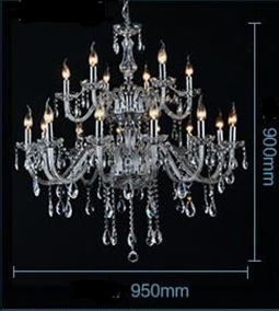 Bedroom Living Room Lamp Hotel European-style Crystal Lamp Restaurant Chandelier Creative Lamps
