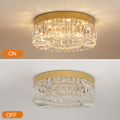 Crystal Ceiling Lamp Living Room Gold Luxury Modern Chandeliers Decoration Led Ceiling Lights Lighting Fixture Diameter 40 50cm