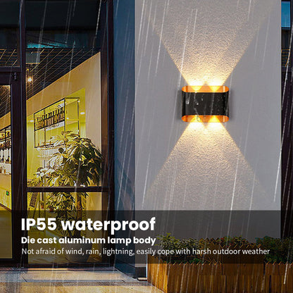 Aluminium LED Wall Lamp Waterproof IP55 Indoor Outdoor Lamp Garden Lights for Living Room Bedroom