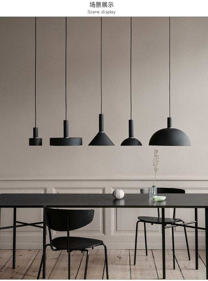 Nordic Simple Bar Hanging Lamp Colored Pendant Light Restaurant, Bedroom, Bedside Lights, Modern Art And Creative Lighting
