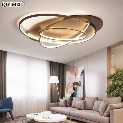 Oval Led Ceiling Lights Luminaire Plafonnier For Living Room Kitchen Bedroom Lampen Modern Light Fixtures Verlichting