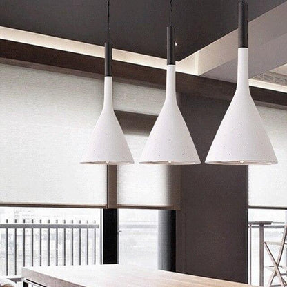 LED  Pendant Lights Imitation Concrete Resin Hanging Lamp Black White Red /Grey For Restaurant Bedroom Home Decor Lighting
