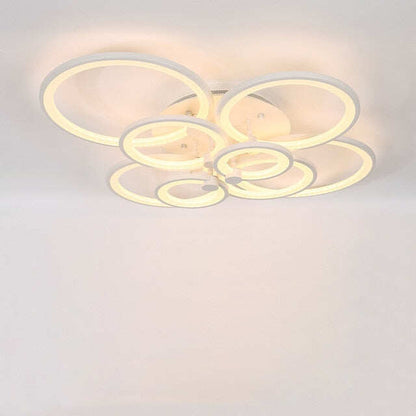 acrylic room modern nordic pendant hanging living room led light bedroom lamp color changing lights led chandelier lighting