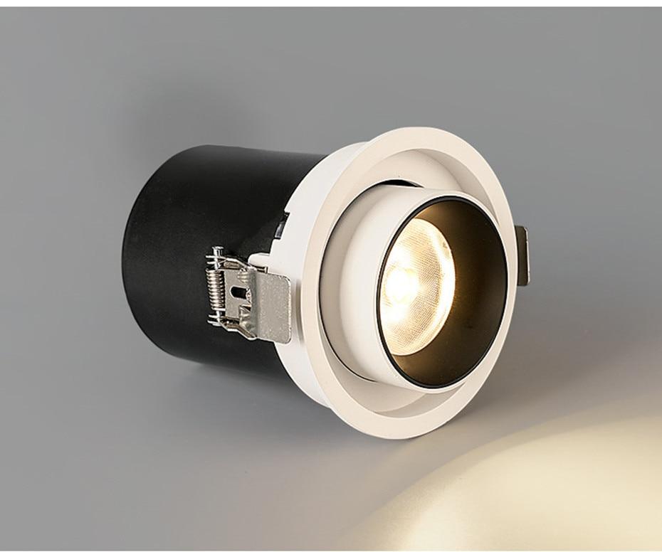 NEW LED spot lights embedded ceiling lamp 12W 10W 7W living room simple Nordic Adjustable and Rotate CREE COB downlight