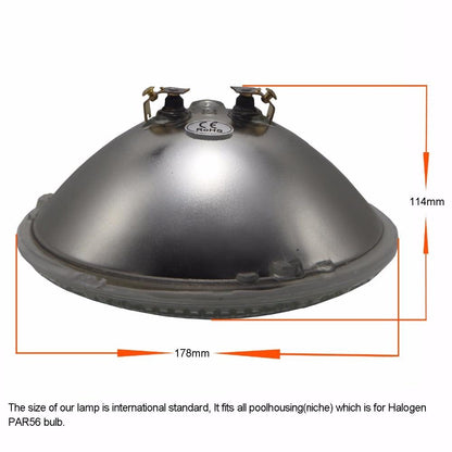 Pool headlights 24W 36W 48W 60W 72W par 56 led white 12V focos led para piscinas warm white cold white