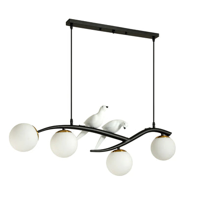 Simple Modern Living Room Bird Decorative Lamp Personalized Creative Hotel Bedroom Nordic LED Light Luxury Dining Room Chandelier