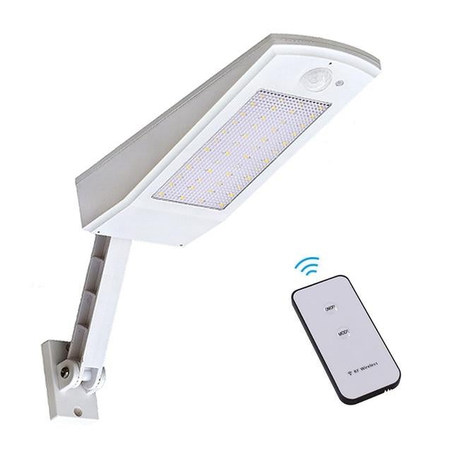 900lm Led Solar Light Outdoor Waterproof Lighting For Garden Wall 48 leds Four Modes Rotable Pole Solar Lamp Newest