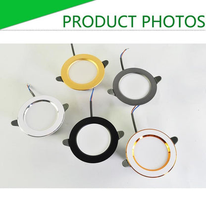 10Pcs Downlight 3w 5w spot led lights 3000k 4500K 6000K led Downlight Kitchen living room Indoor recessed lighting