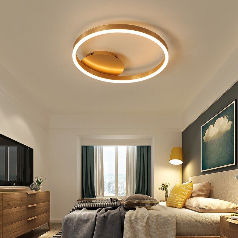 Led Ceiling Lights For Living Room Bedroom Remote Control Lamparas DeTecho Surface Mount White Indoor Lighting Fixture