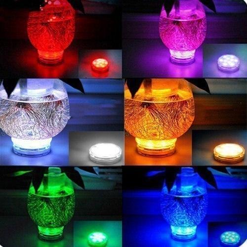 Underwater Light RGB Waterproof LED Super Bright Swimming Pool Pond Aquarium LED Lamp Battery Powered With IR Remote