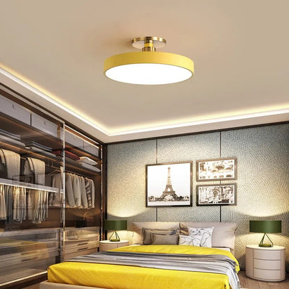 Modern  Led Ceiling  Lamp For Bedroom Round Simple LED Ceiling Chandelier For Living Room Aisle Dining Room Led Ceiling Lights