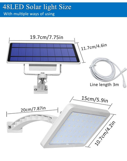48 leds Solar Light Super Bright Adjustable Lighting Angle Outdoor Solar Garden Lamp Waterproof Lighting For Wall Yard Street