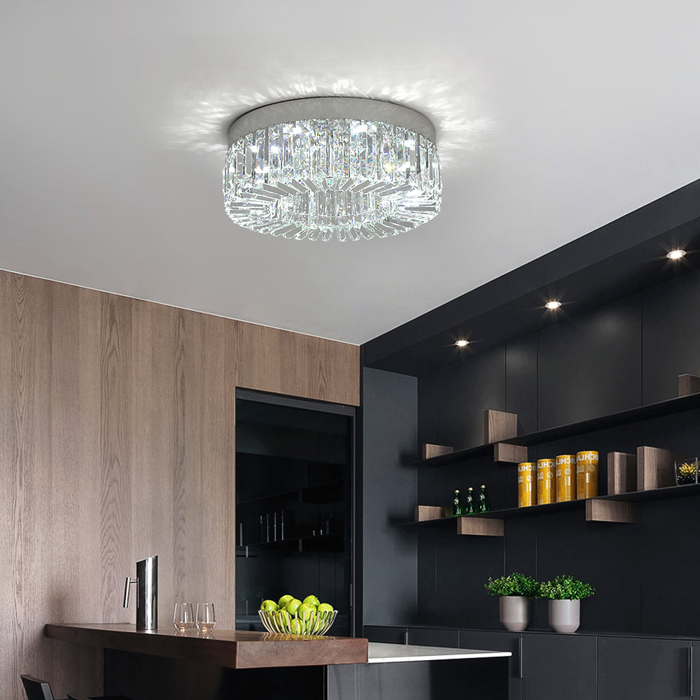 Crystal Ceiling Lamp Living Room Gold Luxury Modern Chandeliers Decoration Led Ceiling Lights Lighting Fixture Diameter 40 50cm