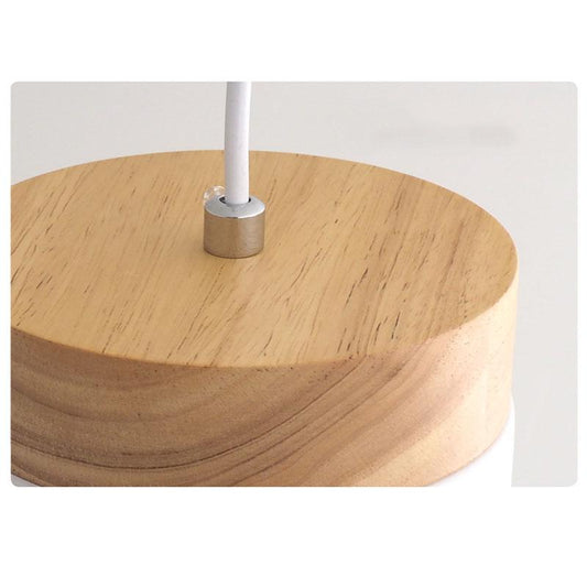 LED Wood Pendant Light Modern Nordic Pendant Lamp LED Pendant Lighting Bedroom Bedside Study Corridor Hotel Pendant Lamps
