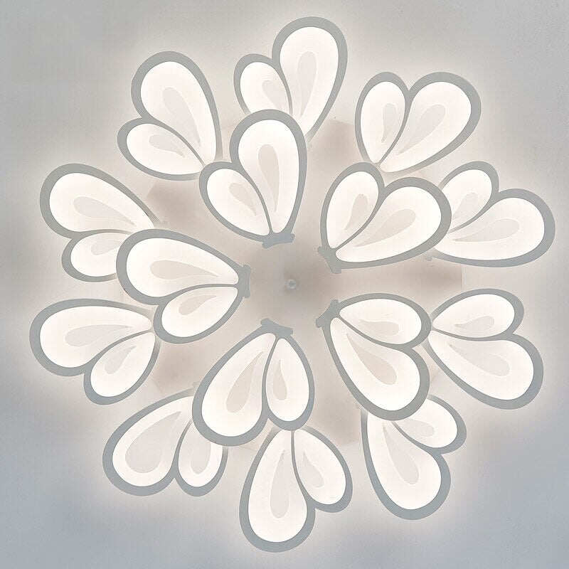 Modern Led Ceiling Light Butterfly Lamp Shape With Remote Control Acrylic Lights For Living Room Bedroom Home Lighting