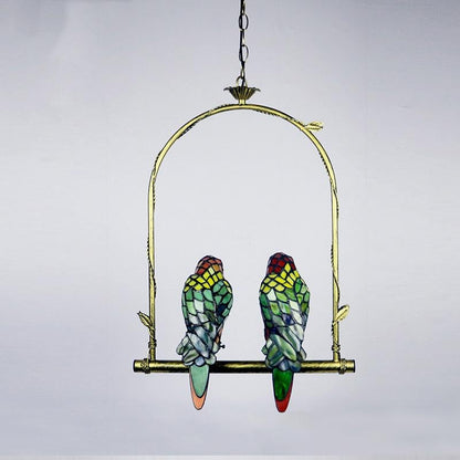 Creative Parrot Chandelier Retro Lighting Fixtures