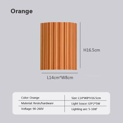 LED Wall Lamp Resin Home Decor Wall Light Luxury  Wall Sconce For Living Room Hallway Lamp