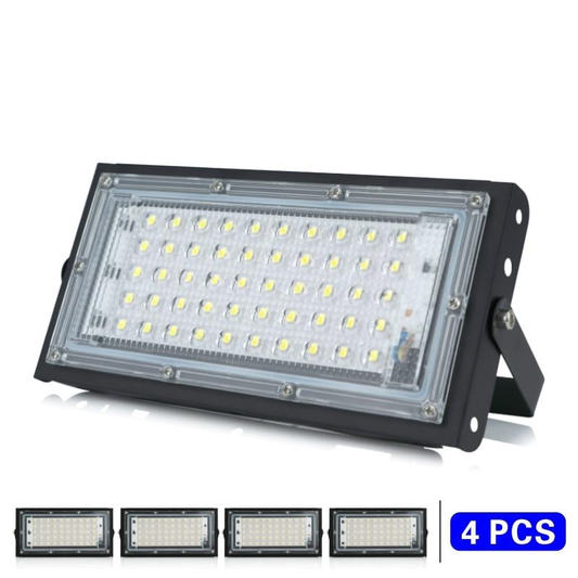 4pcs/lot 50W Led Flood Light AC 220V 230V 240V Outdoor Floodlight Spotlight IP65 Waterproof LED Street Lamp Landscape Lighting