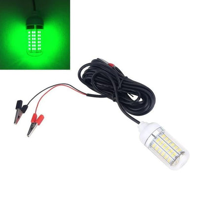 12V Fishing Light 108pcs 2835 LED Underwater Fishing Light IP68 Lures Fish Finder Lamp Attracts Prawns Squid Krill (4 Colors )