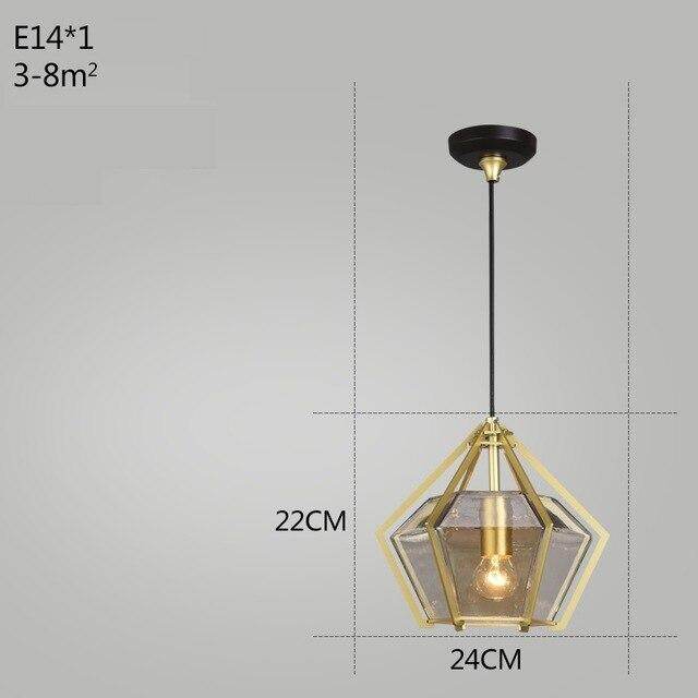 Post Modern Glass Pendant Light Hanging Nordic Living Room Walk In Closet Gold Pendant Lamp Suspension Lighting Fixture