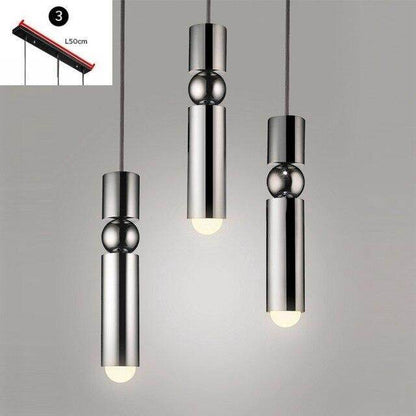 Nordic Pendant Lamp Modern Kitchen Lamp Dining Room Bar Counter Shop Pipe Pendant Down Tube LED Lights Office Livingroom