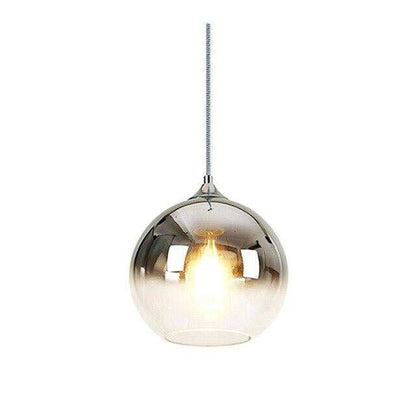 Modern Creative Personality Ball Glass E27 LED Pendant Lamp For Dining Room Living Room Bedroom Study Restaurant Aisle Hall Cafe