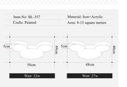 Ultra-thin 5cm Macaron Cartoon Cat Led Lamp Ceiling Light Fixtures Modern Bedroom Kid's Room Painted Iron Lamparas De Techo