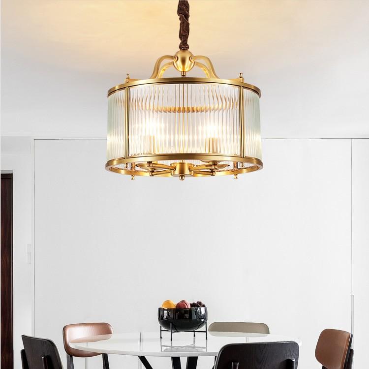 Fashion American Luxury Restaurant Bedroom Copper Chandelier