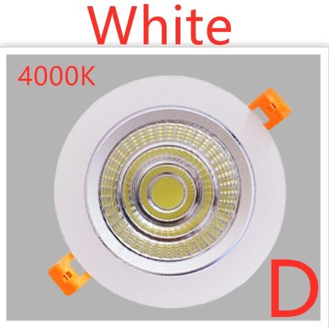 Led Downlight Dimmable lamp 3w 5w 7W 12w 15w 20w  30w 40w cob led spot ceiling recessed downlights round panel light