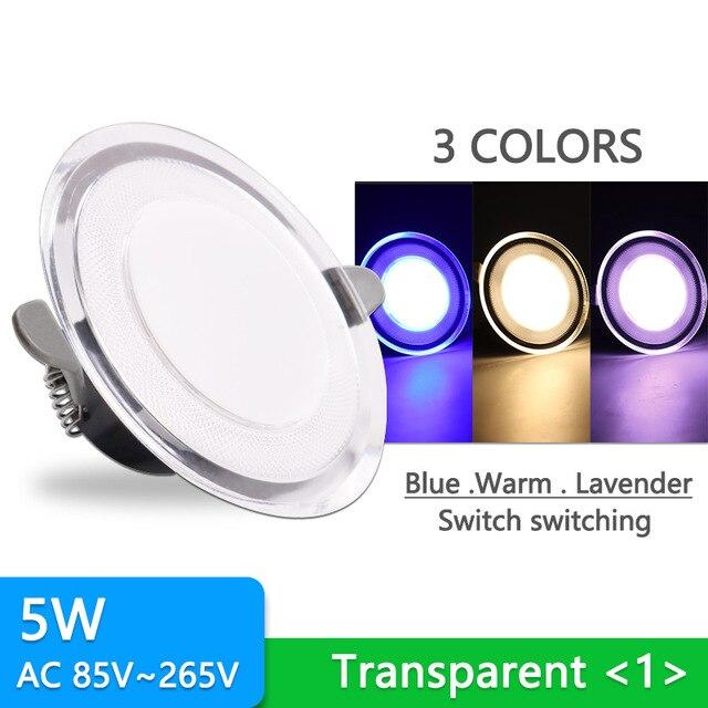 10Pcs Downlight 3w 5w spot led lights 3000k 4500K 6000K led Downlight Kitchen living room Indoor recessed lighting